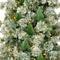7.5ft. Pre-Lit Snowy Bottle Brush Slim Artificial Christmas Tree, Clear Lights